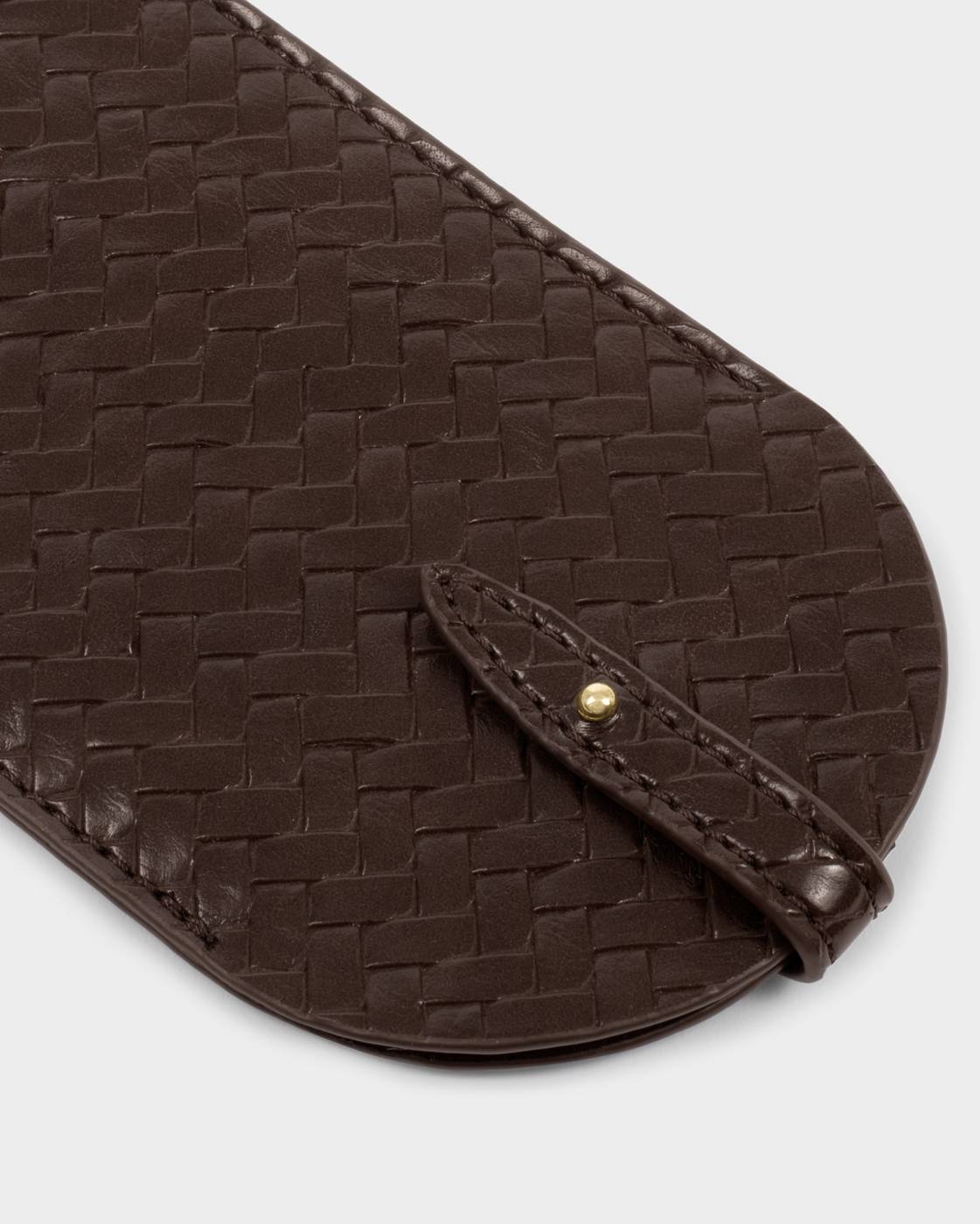 Katie Loxton Glasses Sleeve Chocolate Woven