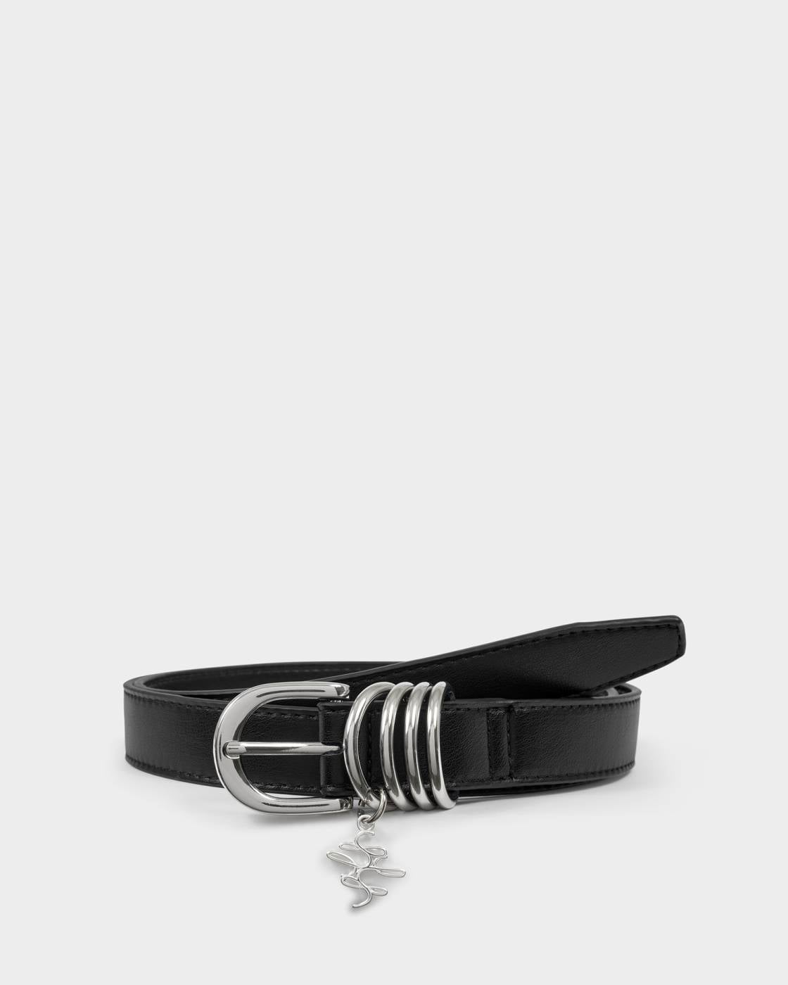 Katie Loxton Belt With Rings Black
