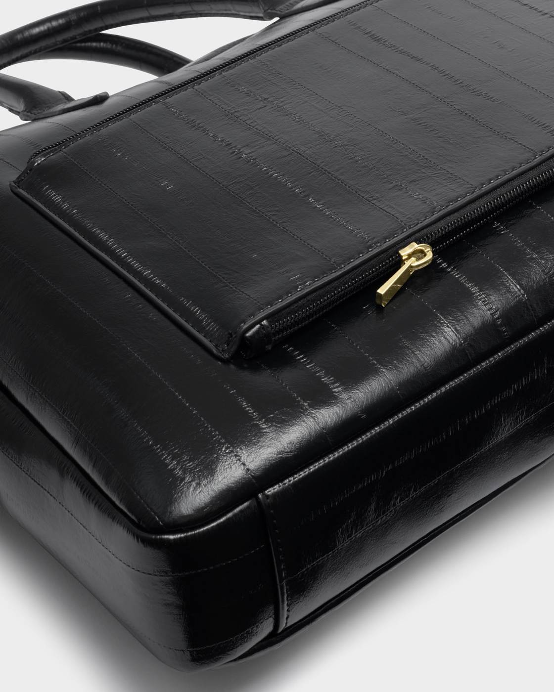 Katie Loxton City Laptop Bag Black Eel