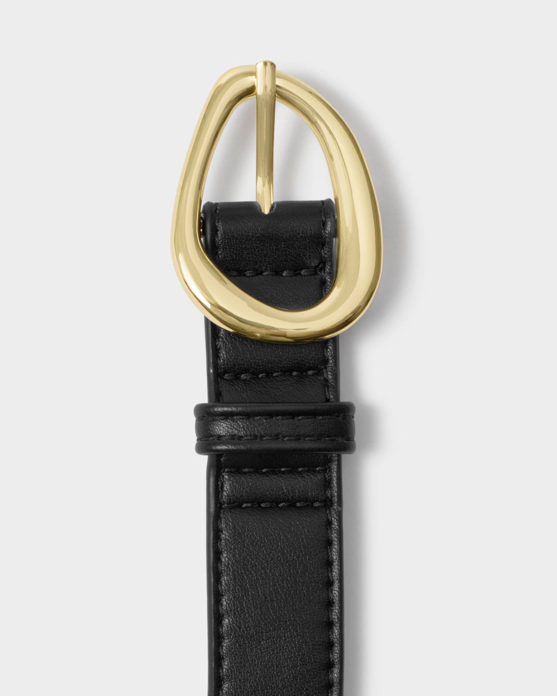 Katie Loxton Organic Buckle Belt Black