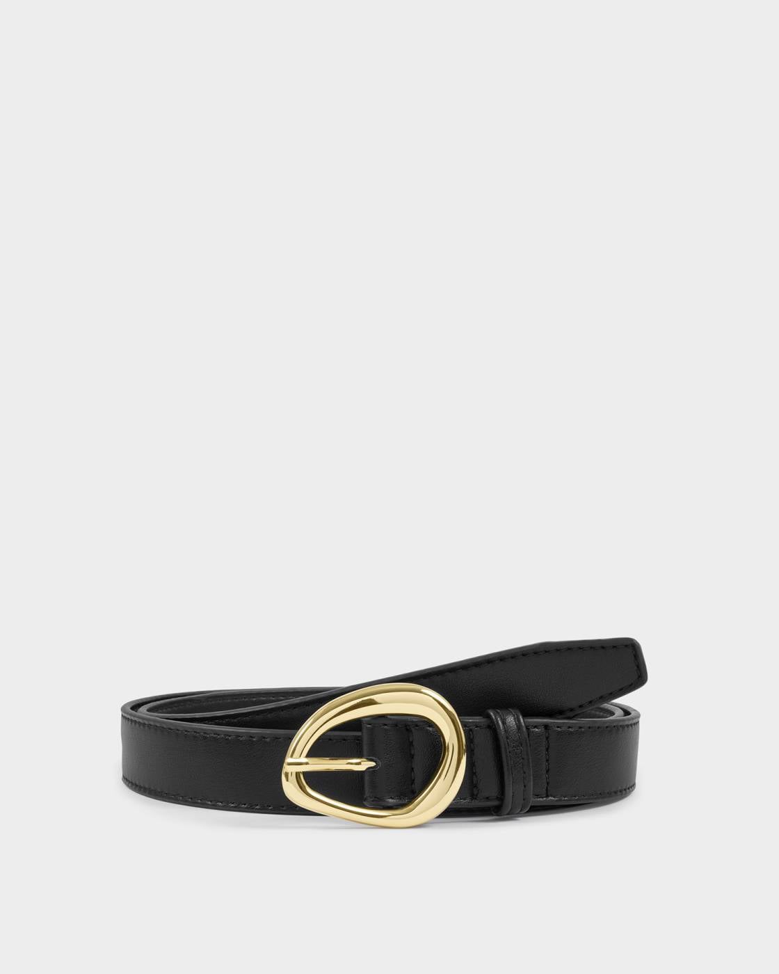 Katie Loxton Organic Buckle Belt Black