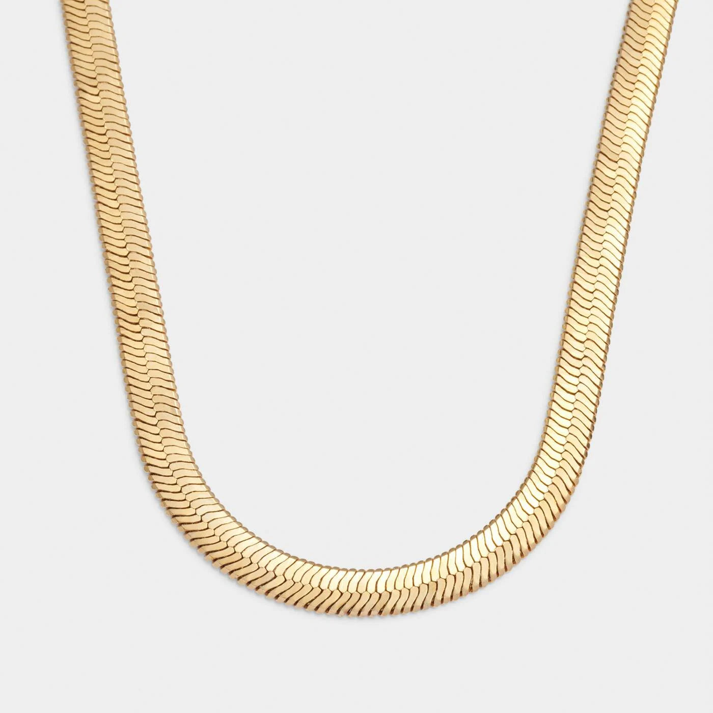 Katie Loxton Ciana Large Snake Chain Necklace Gold Coated