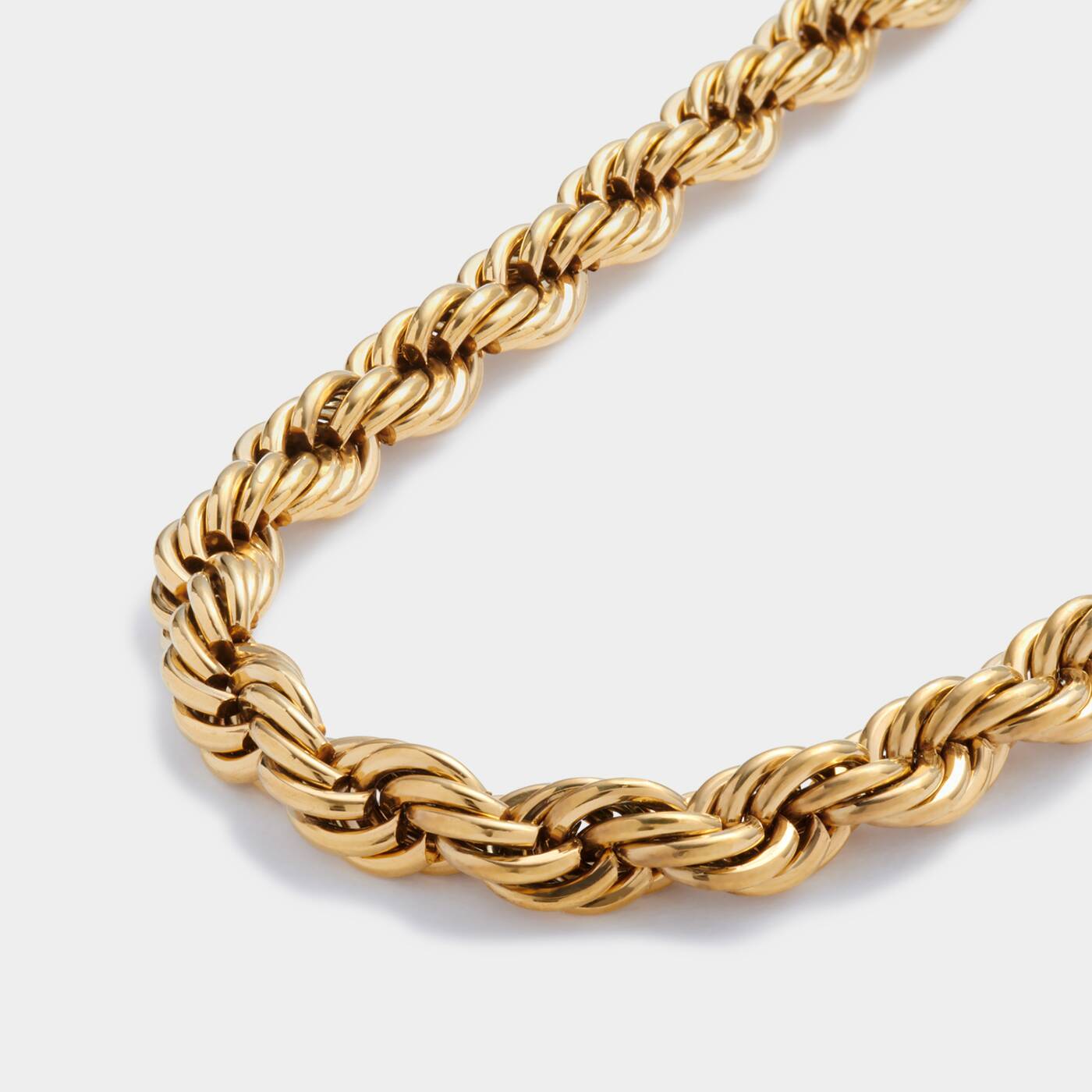 Katie Loxton Reine Rope Necklace Gold Coated