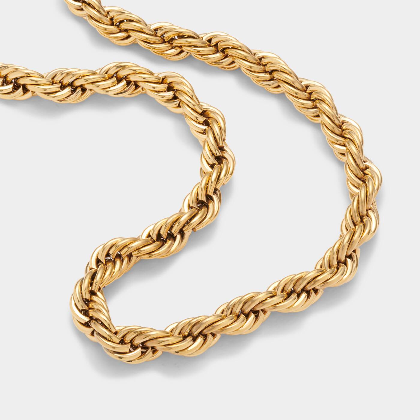 Katie Loxton Reine Rope Necklace Gold Coated