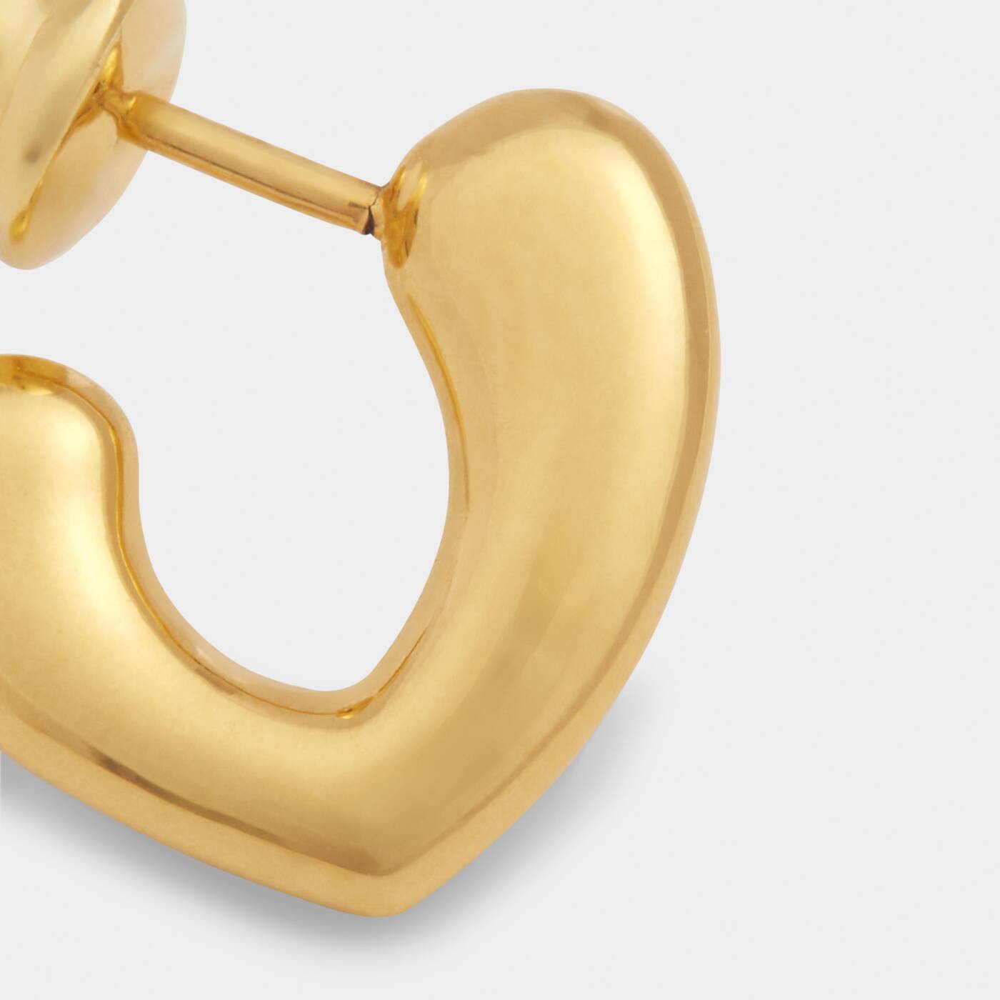 Katie Loxton Alora Heart Huggies Gold Coated