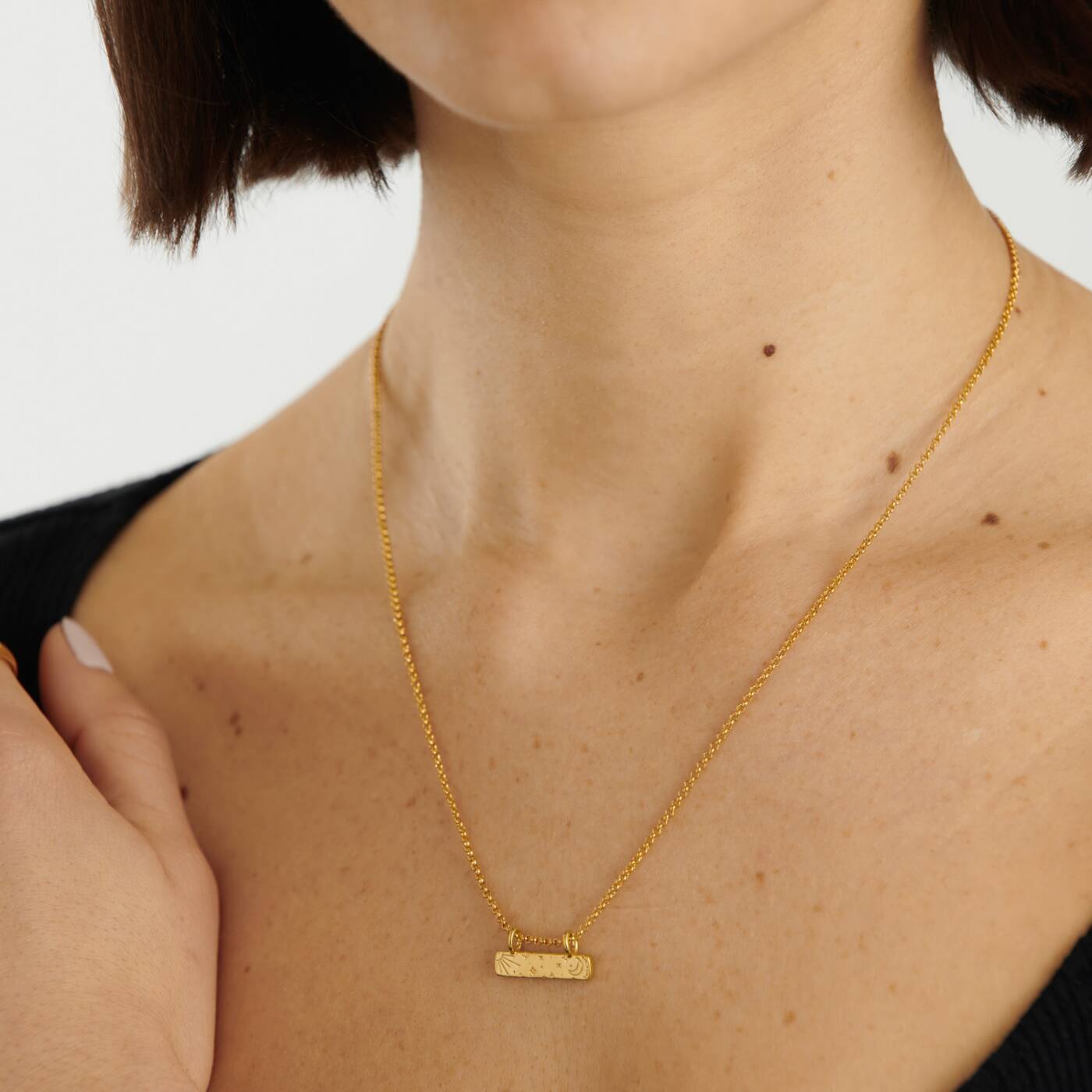 Katie Loxton Luna Necklace Gold Coated