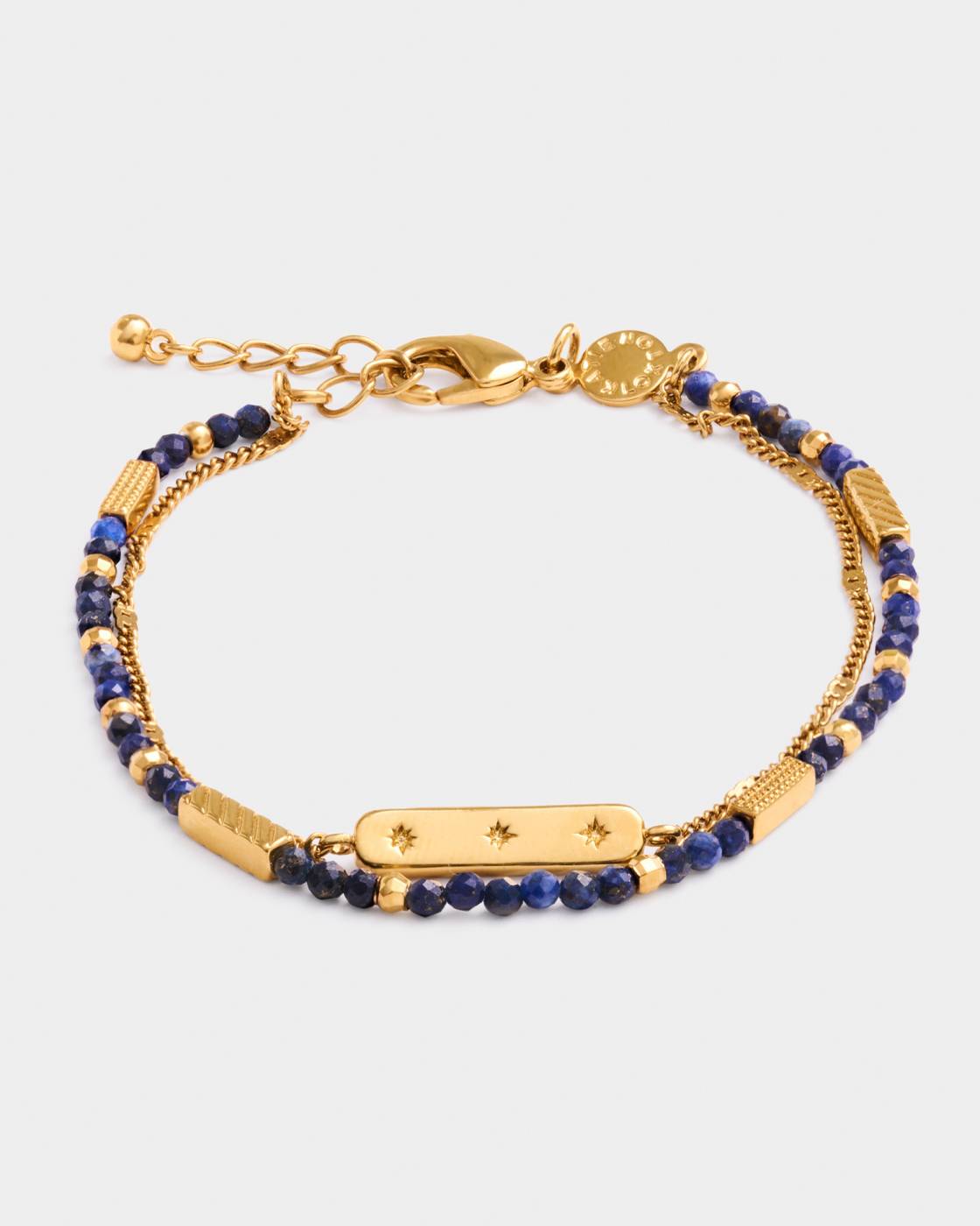 Katie Loxton Birthstone Bracelet September Lapis Lazuli 18Cm