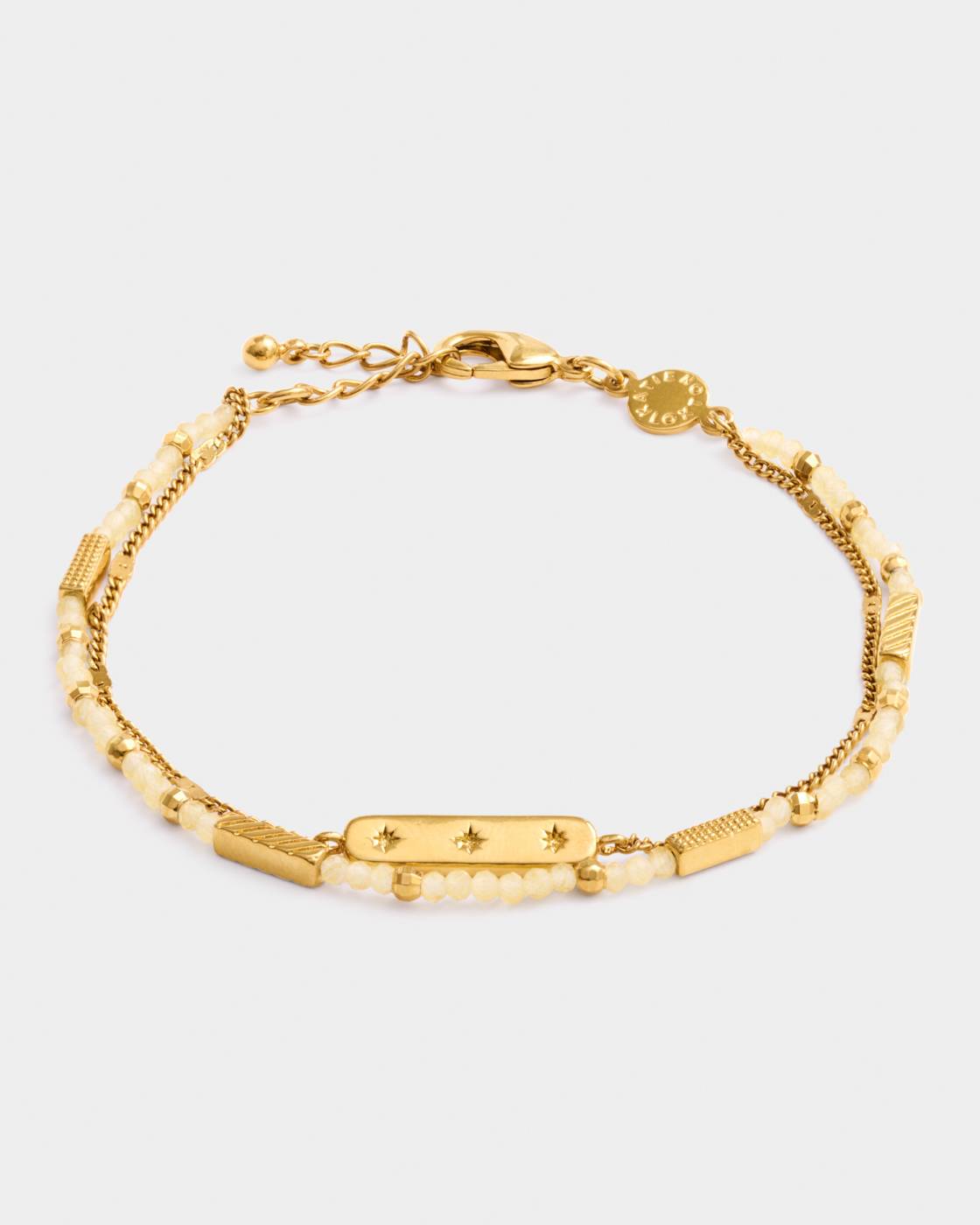 Katie Loxton Birthstone Bracelet November Yellow Quartz 18Cm