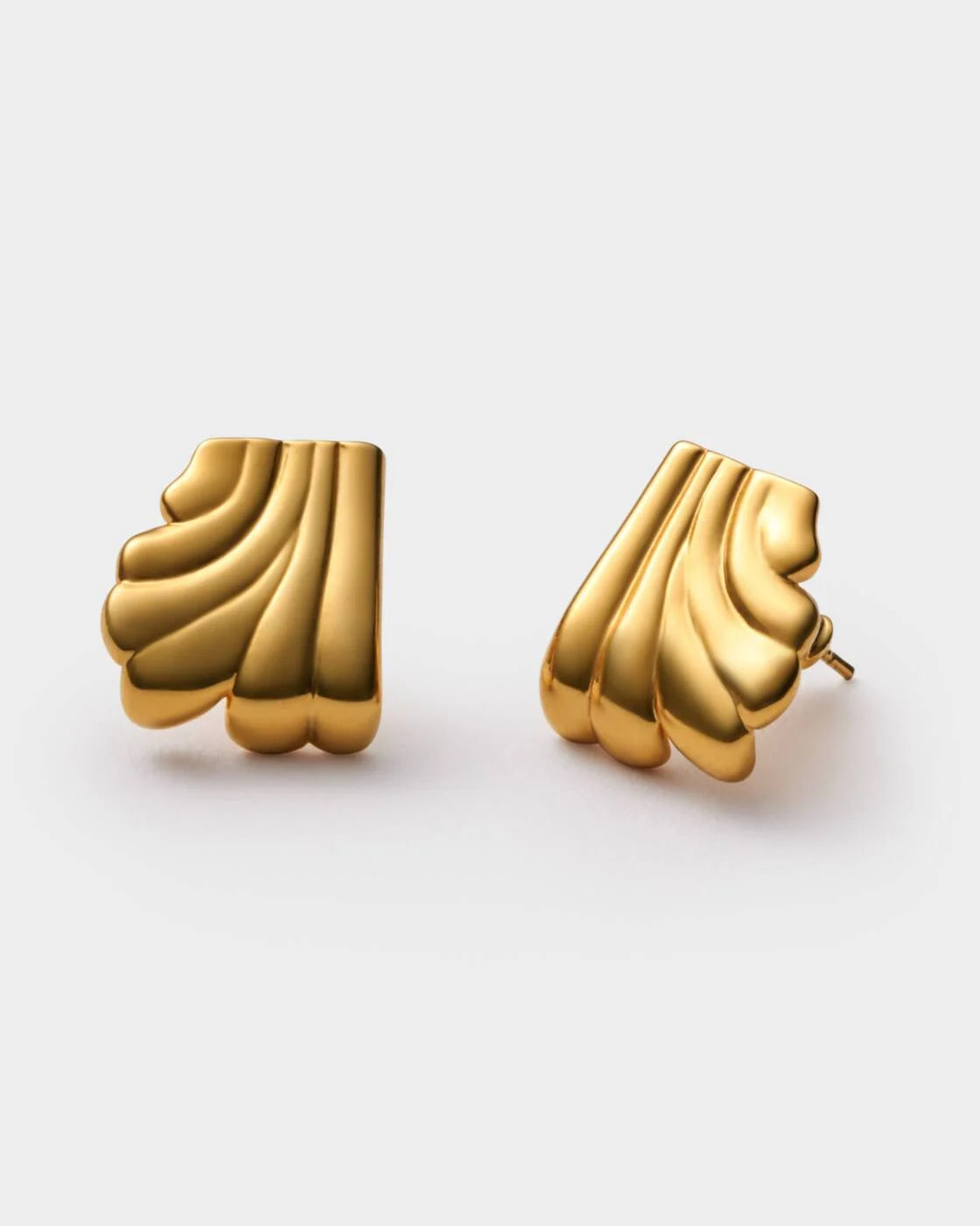 Katie Loxton Era Oversized Stud Earrings Gold Coated