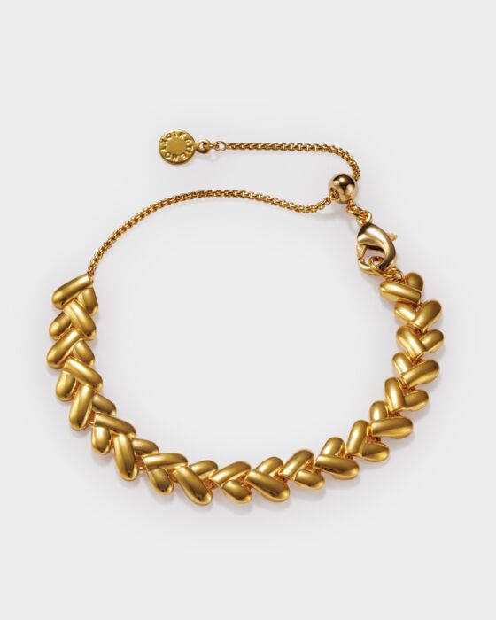 Katie Loxton Heart Link Bracelet Gold Coated