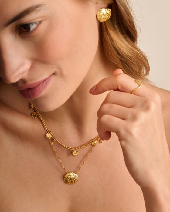 Katie Loxton Cochellia Twist Waterproof Gold Necklace