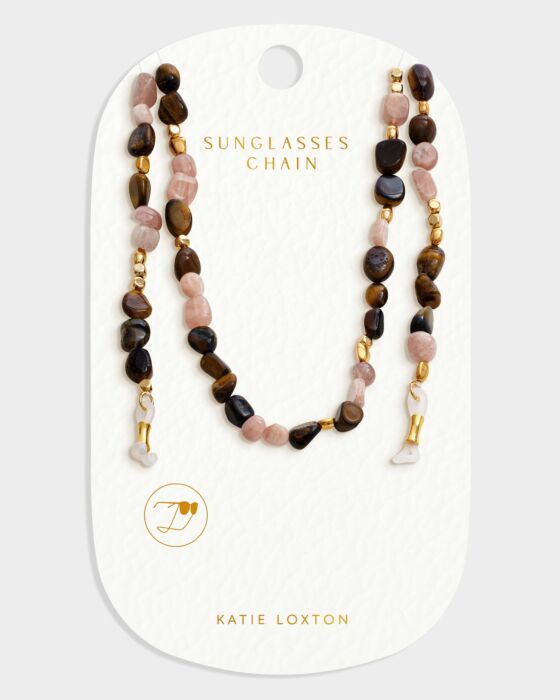 Katie Loxton Sunset Solesi Sunglasses Chain Gold Coated