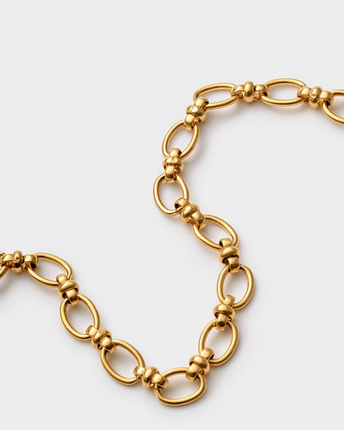 Katie Loxton Empire Chain Necklace Gold Coated 42cm