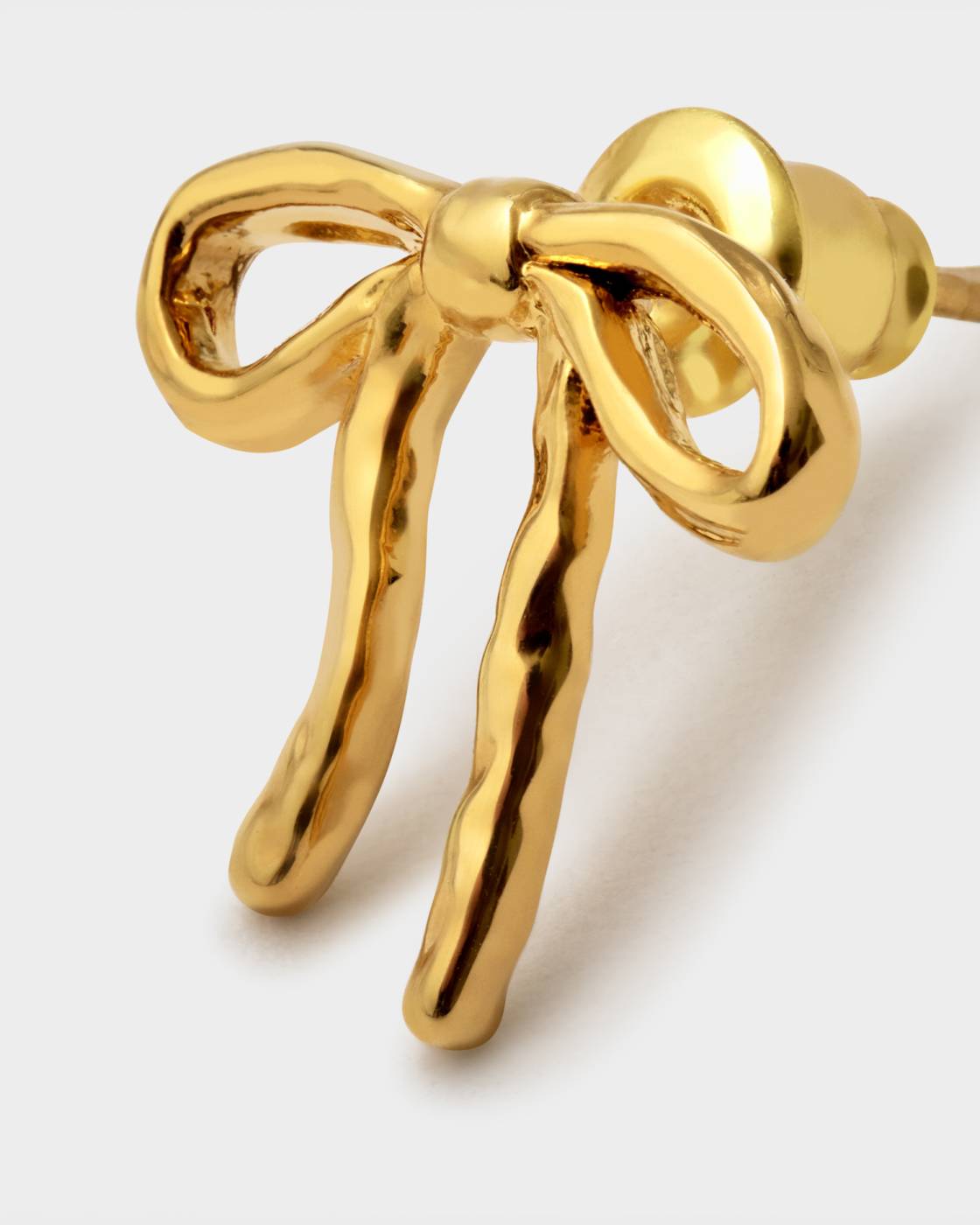 Katie Loxton Novelle Bow Earrings Gold Coated