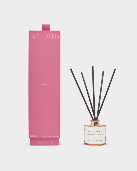 Katie Loxton Sentiment Reed Diffuser 'So Loved'  Peach Rose & Mandarin