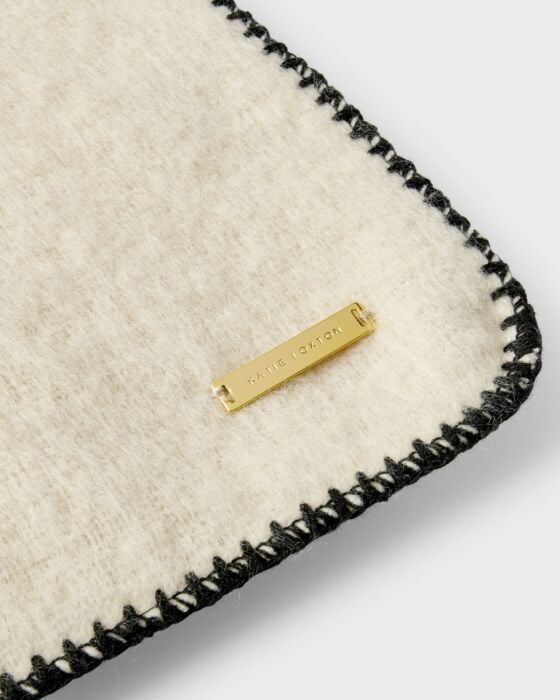 Katie Loxton Whipstitch Scarf Cream