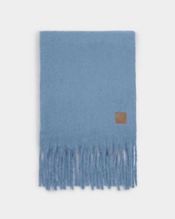 Katie Loxton Recycled Tassel Scarf Blue