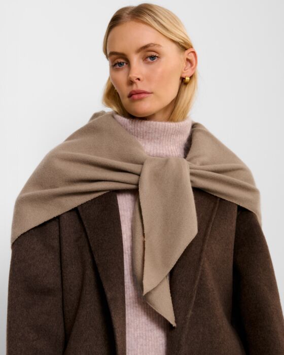 Katie Loxton Triangle Blanket Scarf Warm Mink