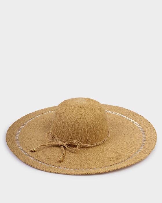 Katie Loxton Straw Wide Brim Floppy Hat