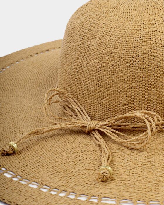 Katie Loxton Straw Wide Brim Floppy Hat