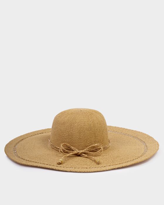 Katie Loxton Straw Wide Brim Floppy Hat