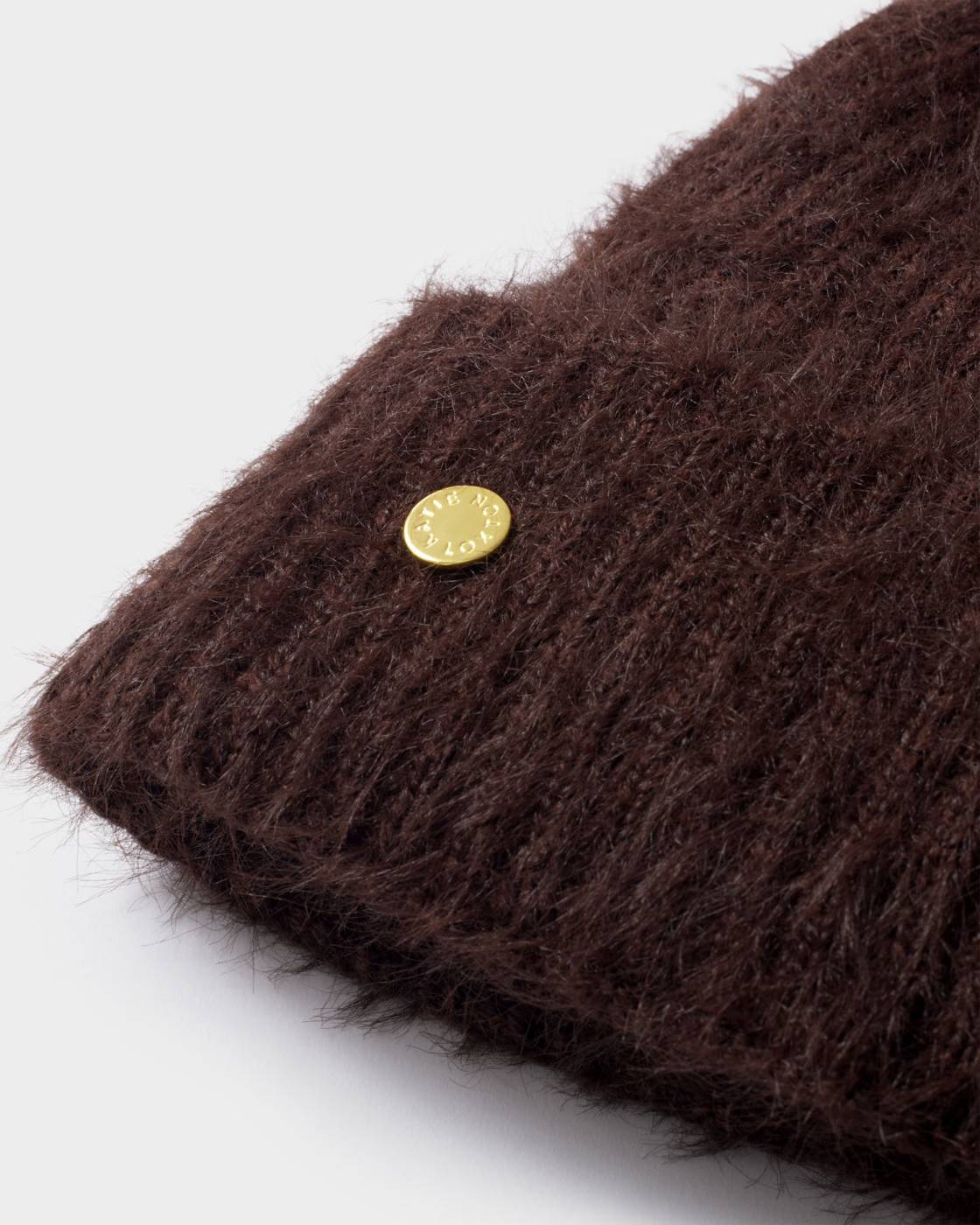 Katie Loxton Gift Boxed Hat And Mitten Set Chocolate