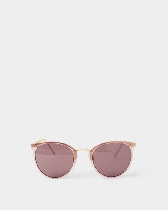 Katie Loxton Santorini Sunglasses Rose Gold Transparent / Gold