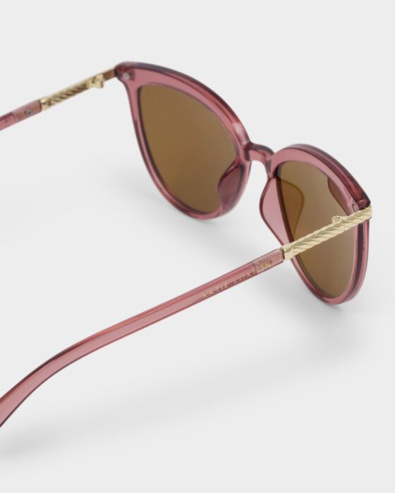 Katie Loxton Ravello Sunglasses Cherry Transparent