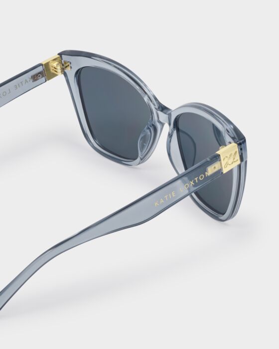 Katie Loxton Mykonos Sunglasses Blue Transparent