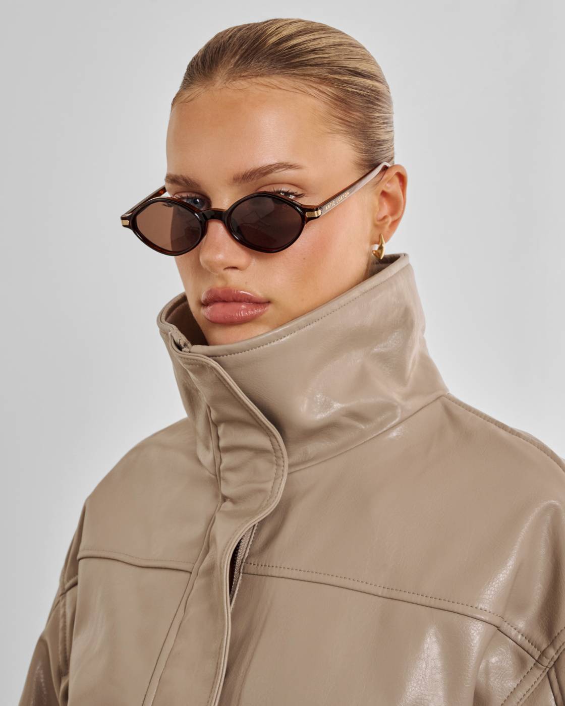 Katie Loxton Sevilla Slim Sunglasses Dark Tortoiseshell