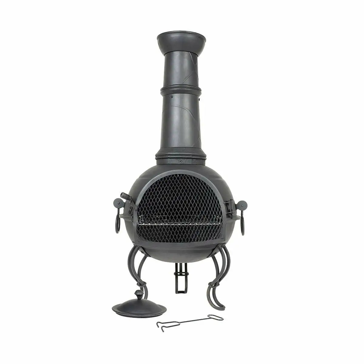 La Hacienda Murcia Steel Chiminea XL Black