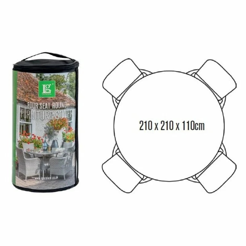 Leisuregrow Deluxe 4 Seat Dining Set Cover