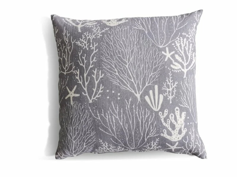 Leisuregrow Grey Coral Scatter Cushion