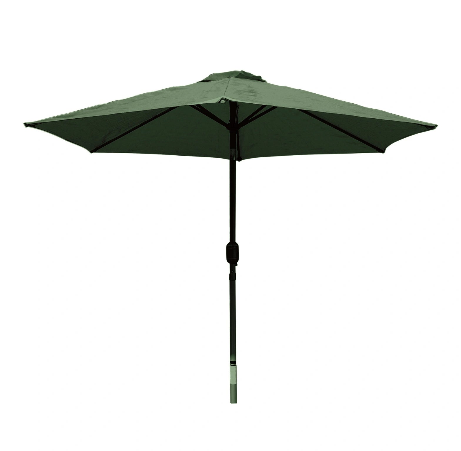 crank and tilt patio umbrella uk Leisuregrow Horizon 3m Crank & Tilt Parasol Forest Green