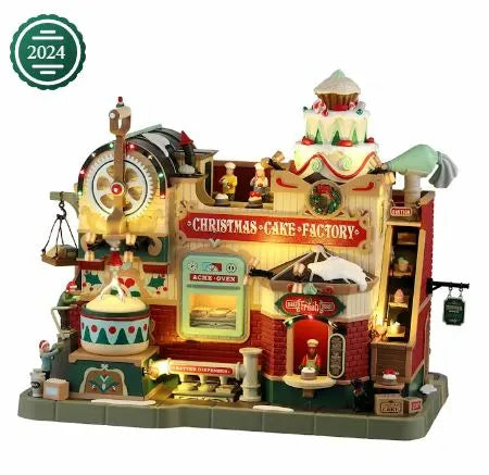 Lemax Christmas Cake Factory With 4.5V Adaptor 45268-UK