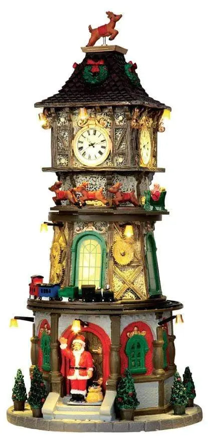 Lemax Christmas Clock Tower With 4.5V Adaptor 45735-UK