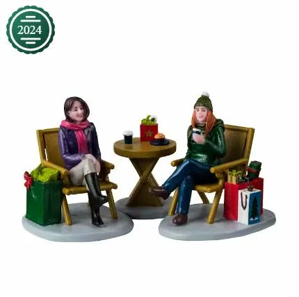 Lemax Christmas Shopping Break Set Of 3 42350