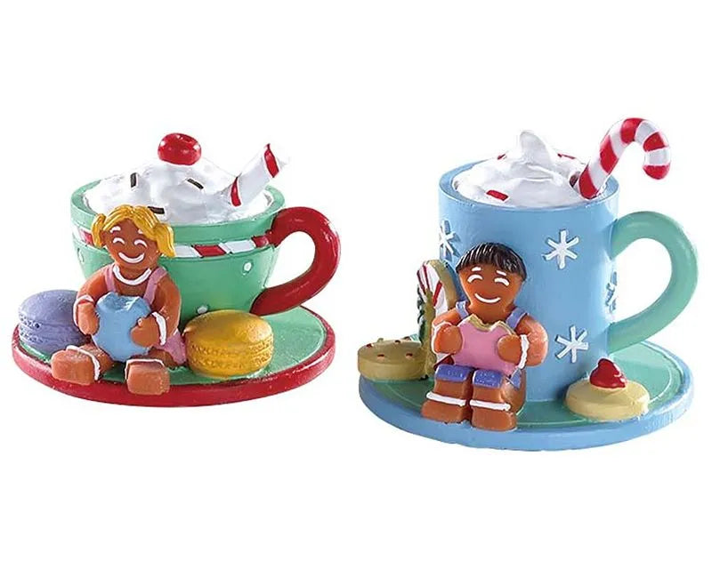 Lemax Cocoa And Cookies Set Of 2 83383