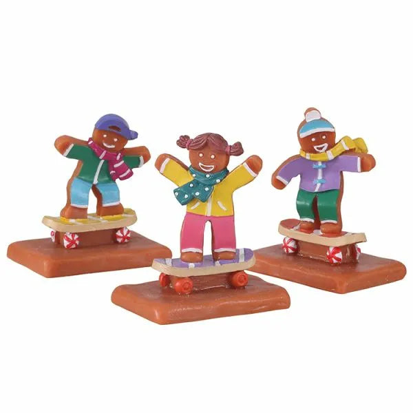 Lemax Cookie Boarding Set Of 3 12056
