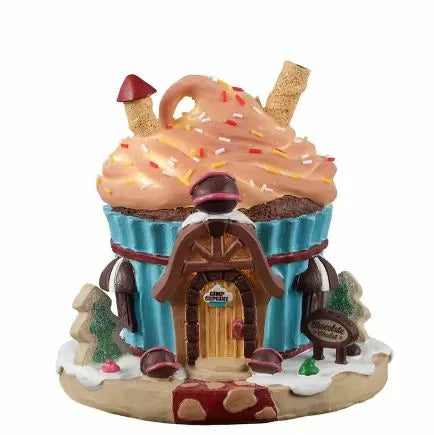 Lemax Cupcake Lane Chocolate Chalet AC Adaptable 24040