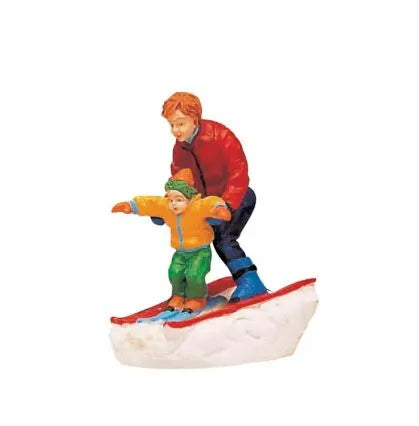 Lemax Father and Son Skiing 62169