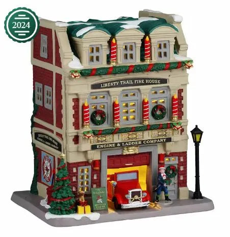 Lemax Liberty Trail Fire House 45273-UK