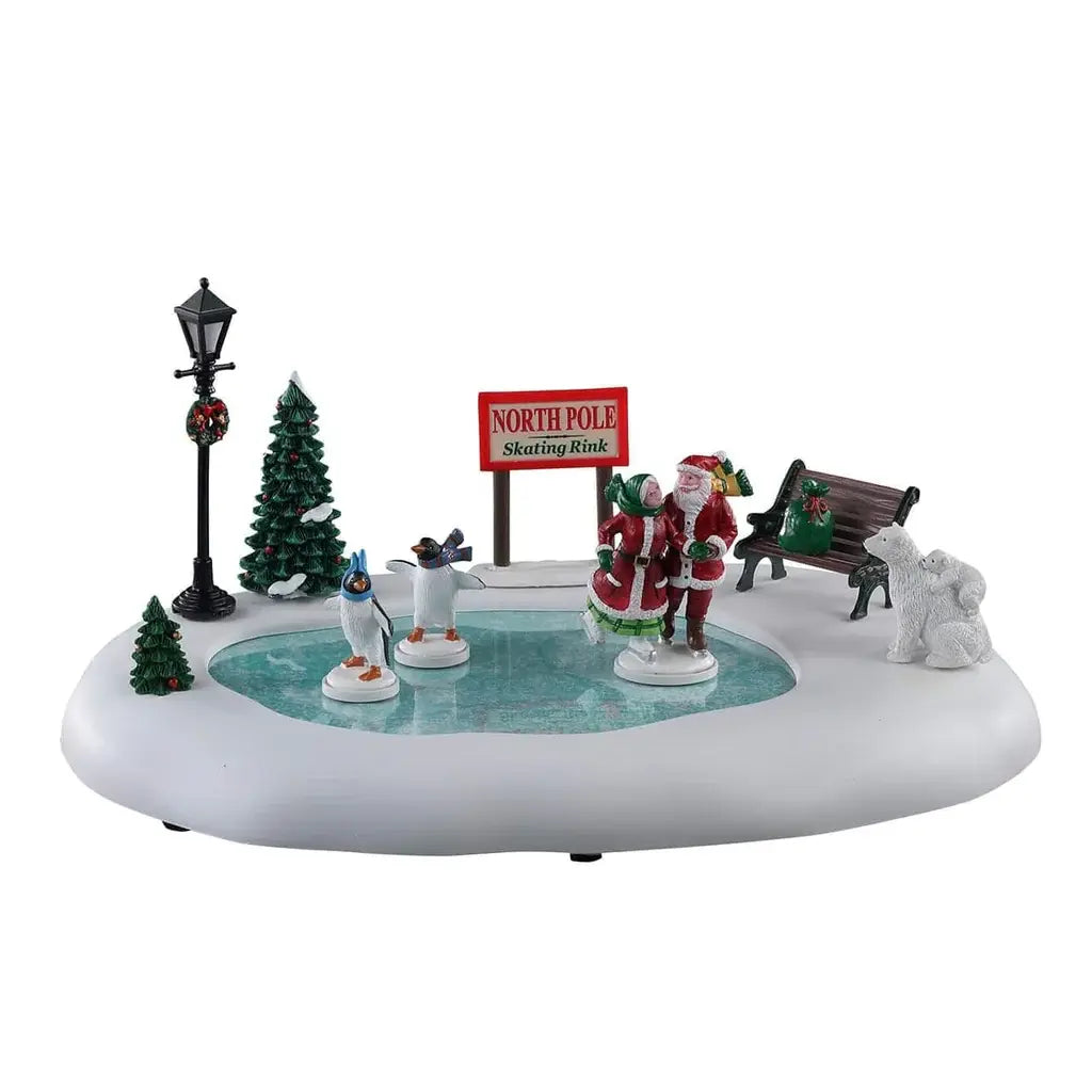 Lemax North Pole Skating Rink B/O 14837