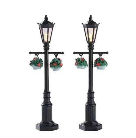 Lemax Old English Lampost Set Of 2 B/O 74231