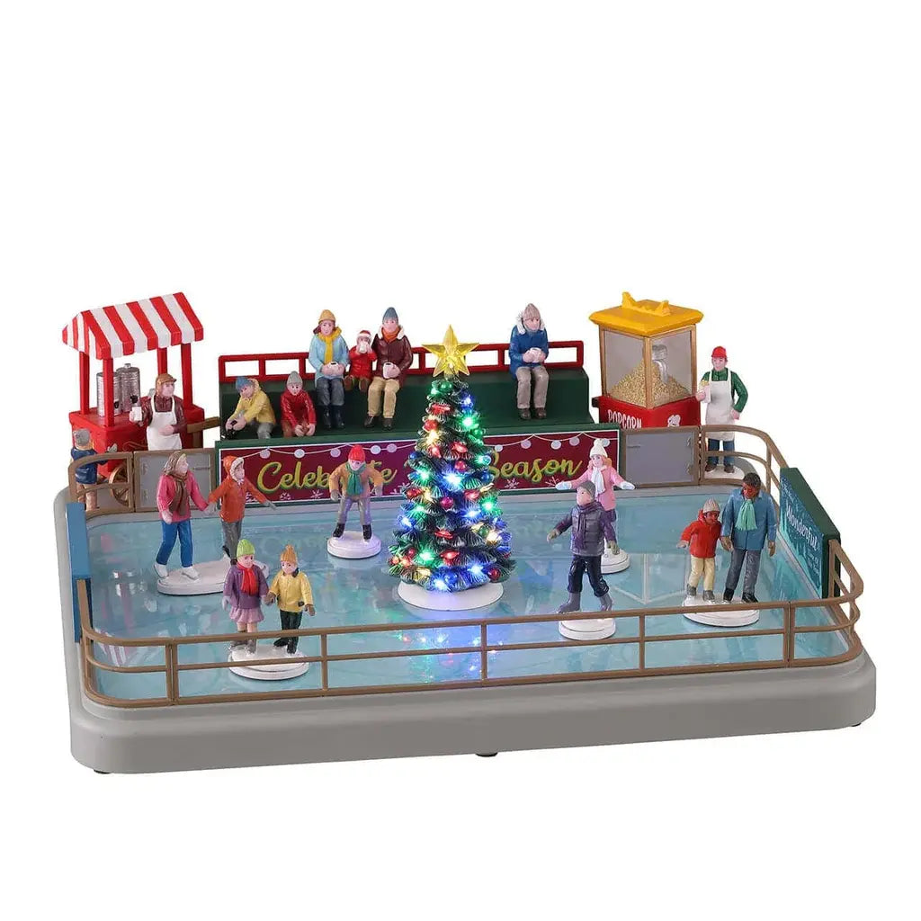 Lemax Outdoor Skating Rink With 4.5V Adaptor 14871-UK