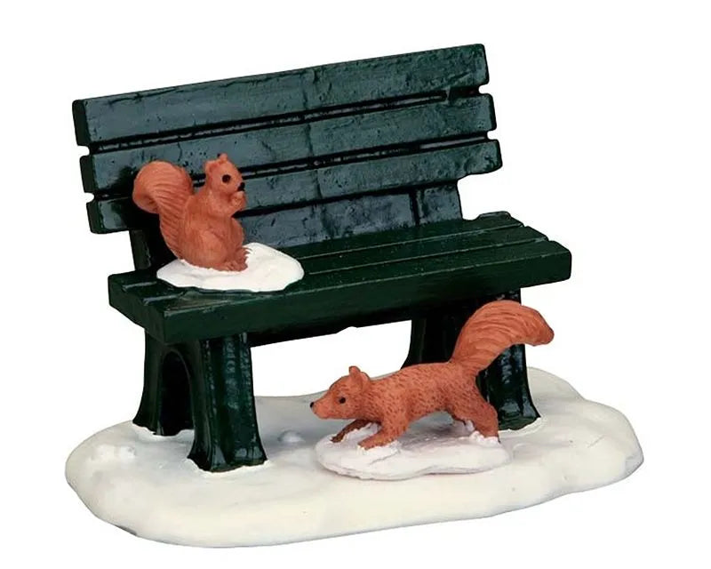 Lemax Park Bench In Winter 54938
