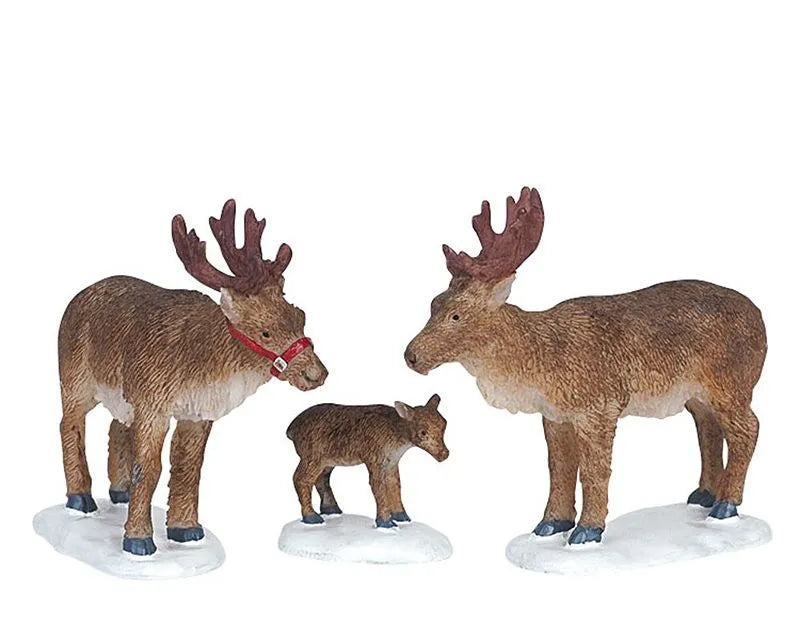 Lemax Reindeer Set Of 3 62242