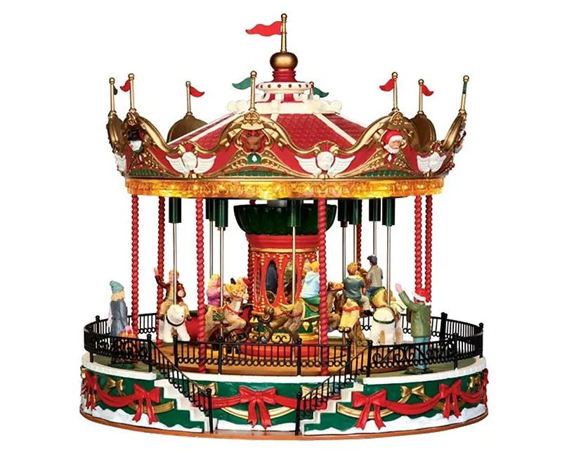 Lemax Santa Carousel With 4.5V Adaptor 34682-UK