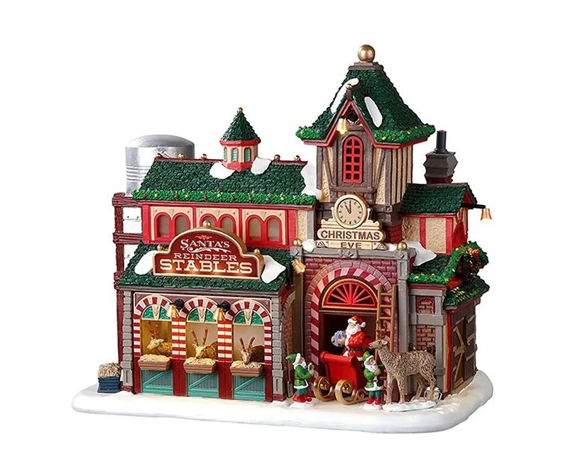 Lemax Santa's Reindeer Stables B/O 25926