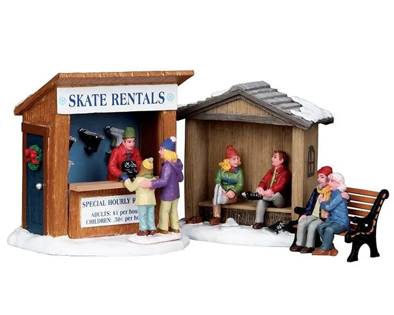 Lemax Skate Rentals Set Of 3 3849